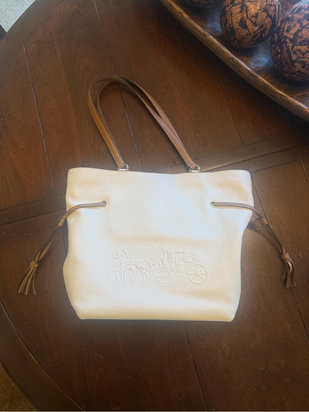 Coach Andy Horse and Carriage Tote Bag USED